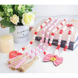 Wood String Bead DIY Romance Gift Holiday Party Decoration Children's Toys