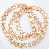 30PCS Shining Stars Beads Faceted Stars Charms Pendants DIY Jewelry Making