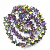30PCS Shining Stars Beads Faceted Stars Charms Pendants DIY Jewelry Making