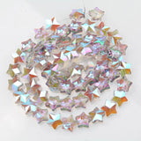 30PCS Shining Stars Beads Faceted Stars Charms Pendants DIY Jewelry Making