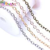 Oval Shape Cross Link Chain 6MM DIY Jewelry Accessories