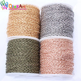 Oval Shape Cross Link Chain 6MM DIY Jewelry Accessories