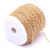 Oval Shape Cross Link Chain 6MM DIY Jewelry Accessories