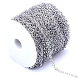 Oval Shape Cross Link Chain 6MM DIY Jewelry Accessories