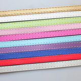 10 Strips Copy Leather Belt 8mm 1m PU Leather DIY Accessories