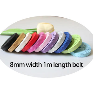 10 Strips Copy Leather Belt 8mm 1m PU Leather DIY Accessories