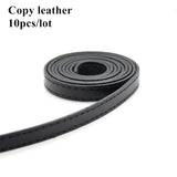10 Strips Copy Leather Belt 8mm 1m PU Leather DIY Accessories
