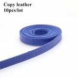 10 Strips Copy Leather Belt 8mm 1m PU Leather DIY Accessories
