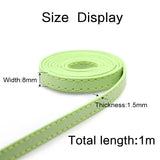 10 Strips Copy Leather Belt 8mm 1m PU Leather DIY Accessories