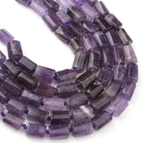 Faceted Amethyst Stone Beads for DIY Jewelry Making 7.5inch