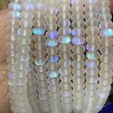 Shimmer Beads Wheel Crystal MoonStone Glitter Beads DIY Jewelry Making