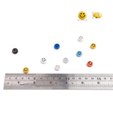 50pcs Smile Face Letter Acrylic Spacer Beads for DIY Jewelry Making
