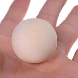 10 pcs 30mm Natural Wood Bead DIY Spacer Beads Jewelry Making