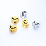5pcs Stainless Steel Moon Star Loose Beads DIY Jewelry Accessories