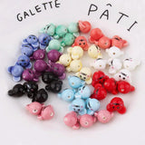 10pcs Ceramic Little Mouse Beads DIY Bracelet Accessories Materials