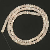 3x4mm Shell Beads Multicolor Round Shape Loose Spacer Beads 15inch