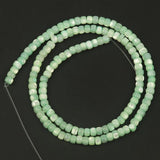3x4mm Shell Beads Multicolor Round Shape Loose Spacer Beads 15inch