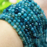 6mm Green Natural Stone Beads Cut&Faceted 60pcs/lot