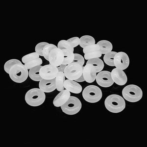100Pcs Rubber Spacer Stopper Charms Bead European Bracelet DIY Accessories