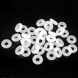 100Pcs Rubber Spacer Stopper Charms Bead European Bracelet DIY Accessories