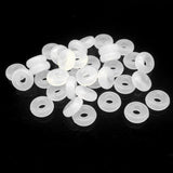 100Pcs Rubber Spacer Stopper Charms Bead European Bracelet DIY Accessories