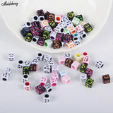 Acrylic Smiling Face Beads for DIY Bracelet
