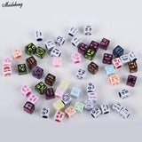 Acrylic Smiling Face Beads for DIY Bracelet