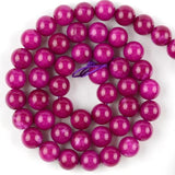 Purple Sugilite Jades Beads Round Loose Spacer Beads 6 8 10 12mm