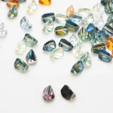 20Pcs 10x12mm Smooth Glass Beads For Crafts Bracelets DIY Jewelry Making
