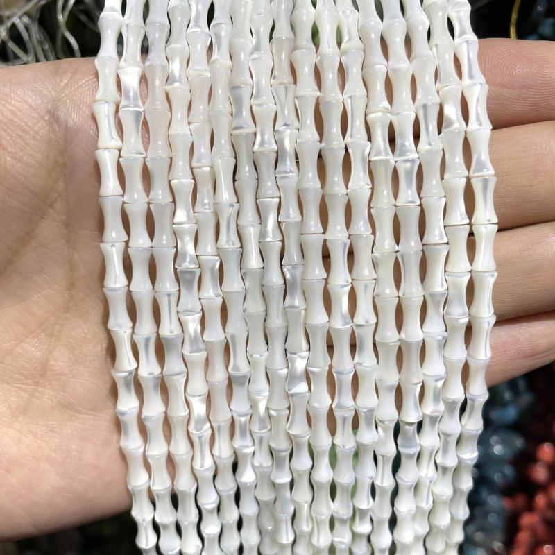 Bamboo Joint Shell Spacer Beads 4*7MM DIY Jewelry Making