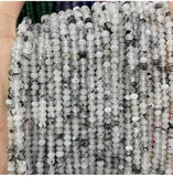 Faceted Natural Stone Quartzs Crystal Beads for Jewelry Making
