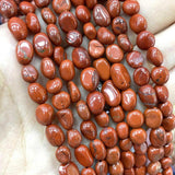 Natural Irregular Red Stone Jaspers Loose Spacer Beads for Jewelry Making
