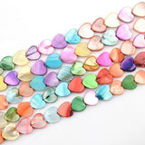 Colorful Heart Shell Beads Loose Sea Stone DIY Jewelry Making