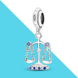 Silver Weighing Scales Dangle Charms for Bracelet DIY Jewelry Making