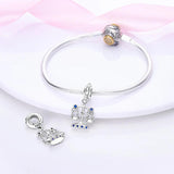 Silver Weighing Scales Dangle Charms for Bracelet DIY Jewelry Making