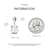 Silver Weighing Scales Dangle Charms for Bracelet DIY Jewelry Making