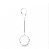 Silver Keychain for European Charms Bracelet DIY Jewelry