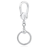 Silver Keychain for European Charms Bracelet DIY Jewelry