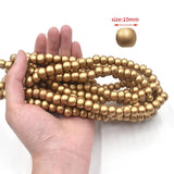 Natural Wood Bead Room Decor Wall Hanging Pendant