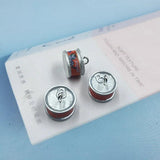 10pcs 3D Cat Food Can Resin Charms DIY Earring Keychain Jewelry Making C783