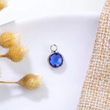10pcs Glass Crystal Birthstone Charms Pendant for DIY Jewelry Making