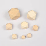Eco-friendly Wood Beads Octagonal Loose Bead Jewelry DIY Accessories