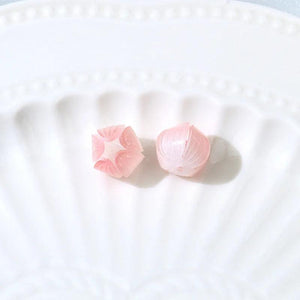 10pcs 12X12mm Pink Purple Tulip Petals Bead DIY Jewelry Making Resin Earring