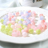 10pcs 12X12mm Pink Purple Tulip Petals Bead DIY Jewelry Making Resin Earring
