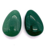 Green Aventurine Reiki Gem Loose Gem 31x46mm Natural Stone Beads