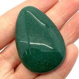 Green Aventurine Reiki Gem Loose Gem 31x46mm Natural Stone Beads