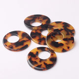 Acetic Acid Resin Charms Pendant 34MM 6pcs/lot DIY Jewelry Earrings Making