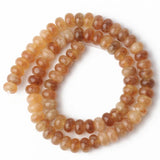 5x8mm Citrine Stone Abacus Beads for DIY Jewelry Making