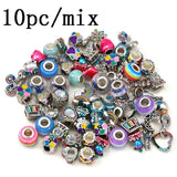 Mixed Rainbow Charm Beads for Bracelet Jewelry - 50-150Pc Special Offer