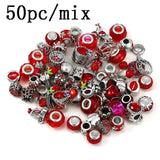 Mixed Rainbow Charm Beads for Bracelet Jewelry - 50-150Pc Special Offer